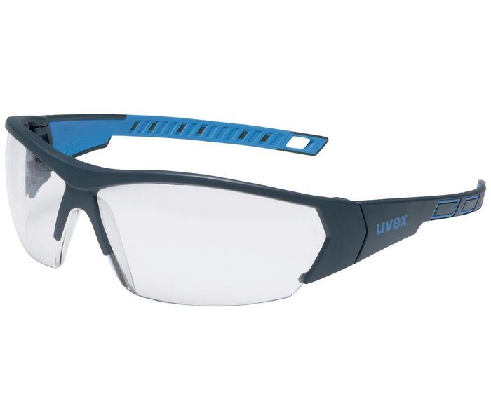 Uvex Arbeitsschutzbrille i-works anthrazit/blau