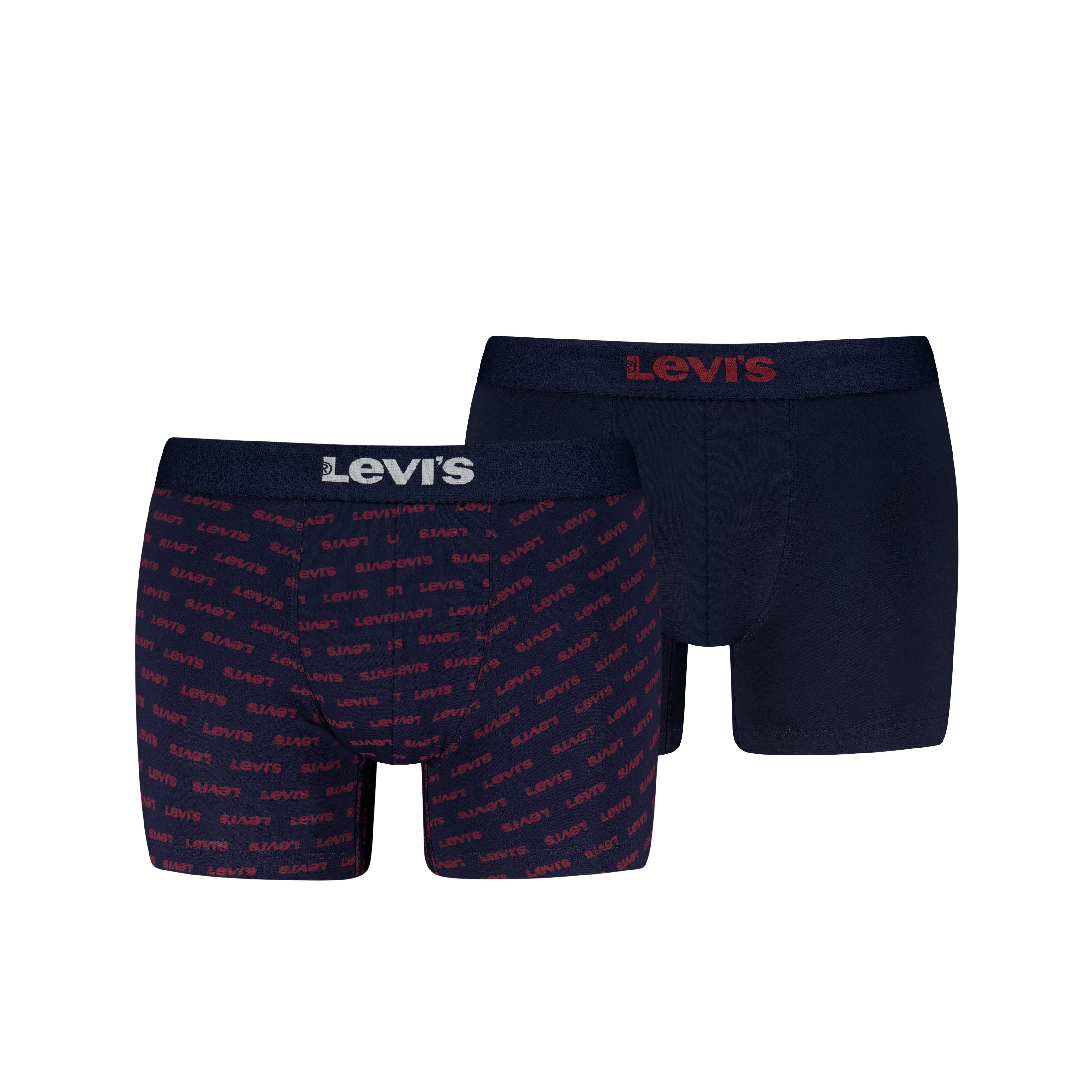 Levi's® Boxershorts LEVIS MEN LOGO AOP BOXER BRIEF 2P (2er Pack)