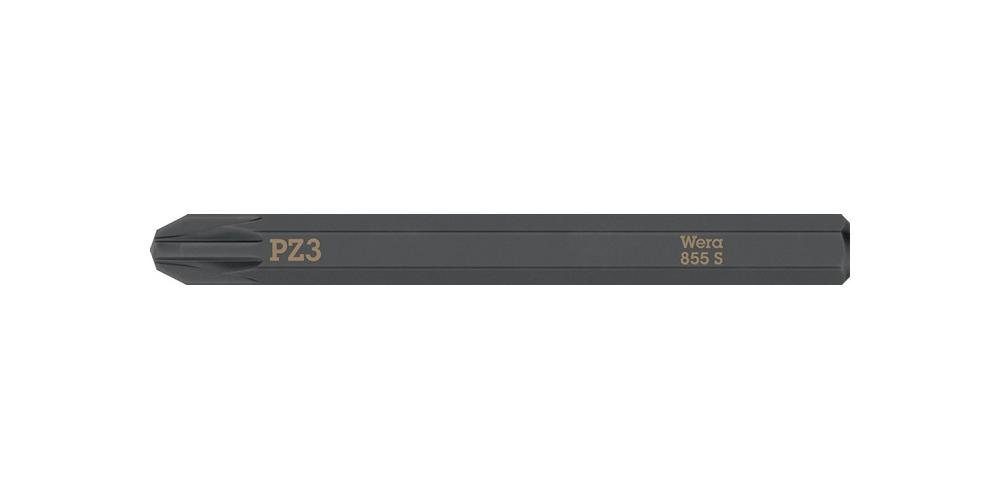 Wera Bit-Set Bit 855 S PZ 3 x 70 mm 1/4 ″ PZ 3 Länge 70 mm