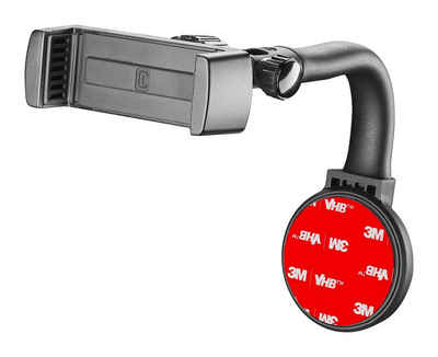 Cellularline Spin Display Car Holder Handy-Halterung, (zur Befestigung am Fahrzeugdisplay, 360 Grad drehbar)