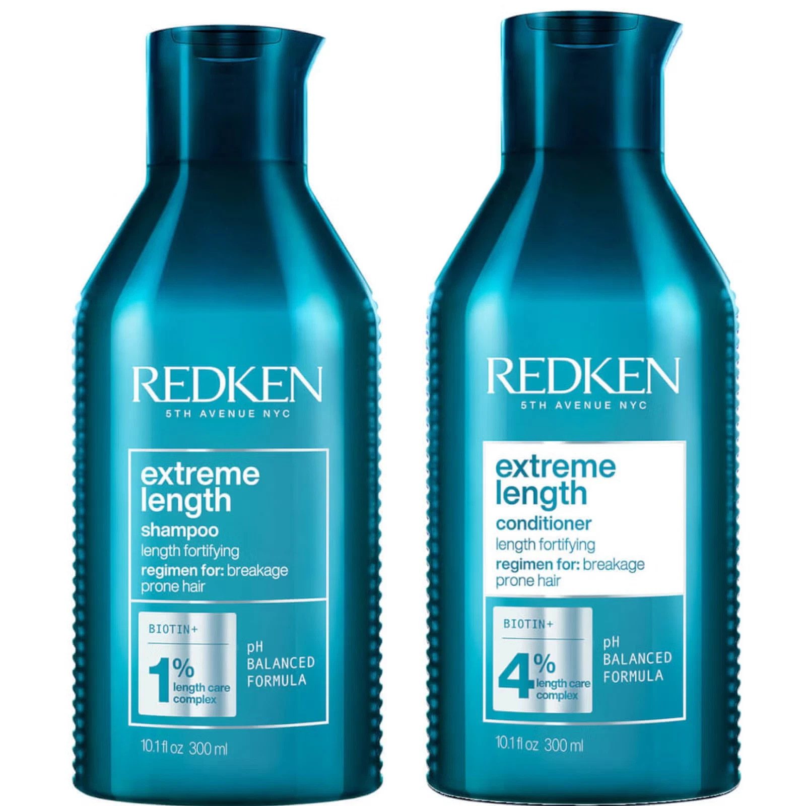 Redken Haarpflege-Set Redken Extreme Length Set – Shampoo 300 ml + Conditioner 300 ml mit Bi, 2-tlg., reichhaltig