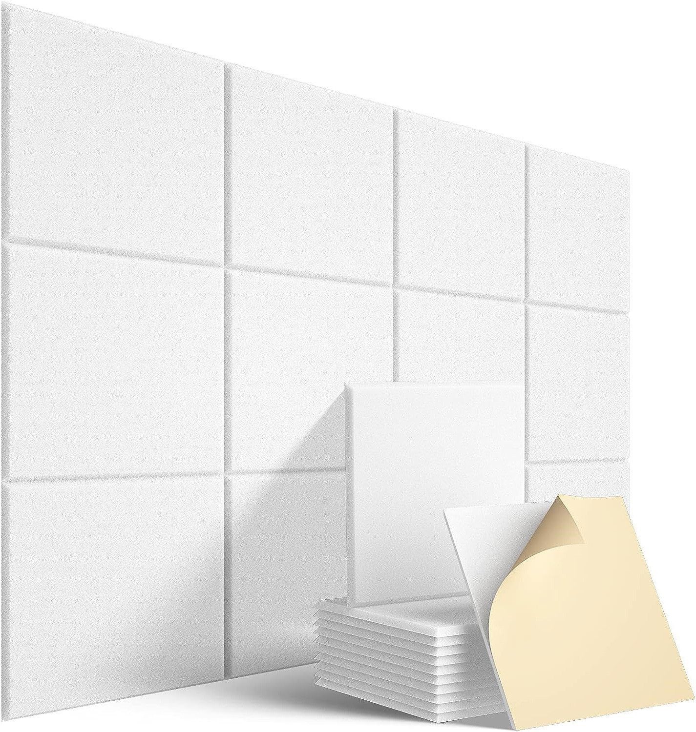 YMQHBS Akustikplatte 12 Stück Akustikplatten Selbstklebend, 30 x 30 cm, (12 günstig online kaufen