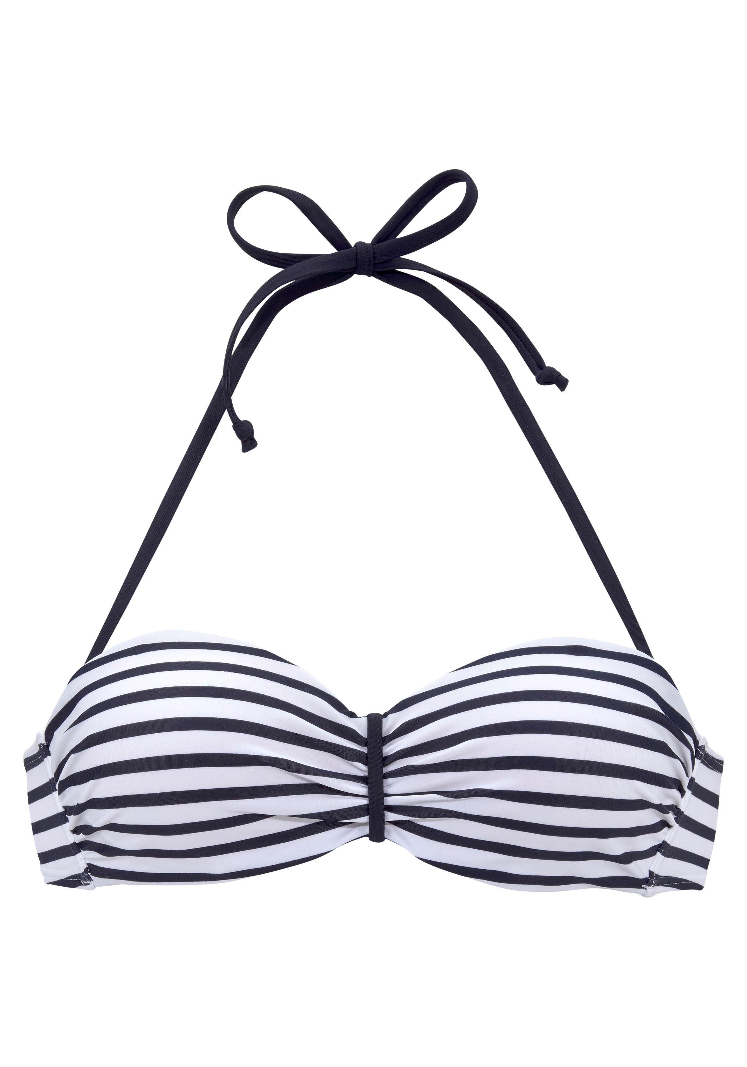 Venice Beach Bandeau-Bikini-Top Summer, mit geraffter Mitte günstig online kaufen