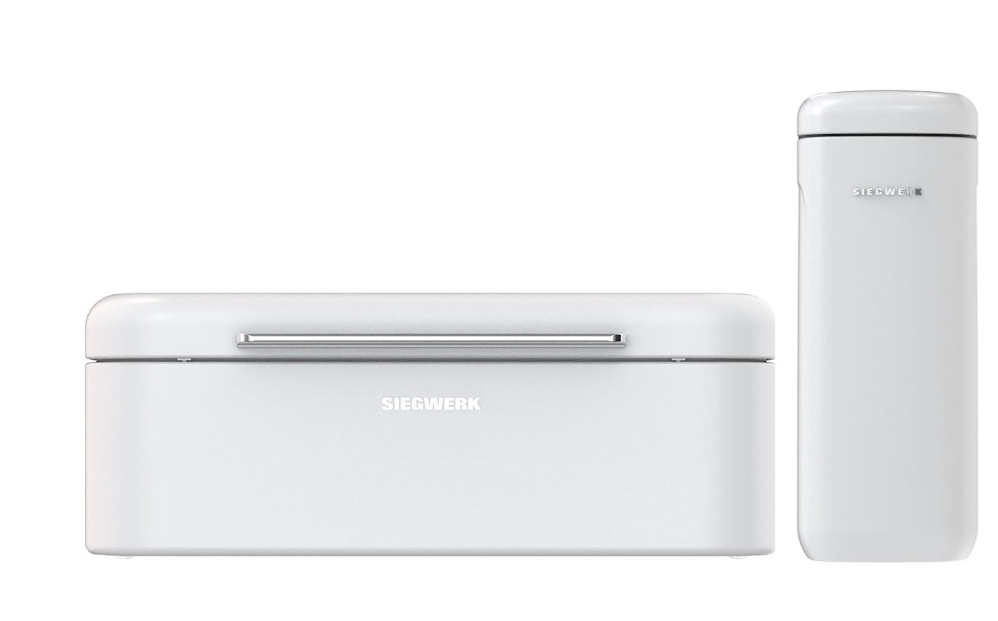 SIEGWERK Brotkasten SIEGWERK Kombiangebot Brotkasten PANOVA und Vorratsdose XL Pure Snow