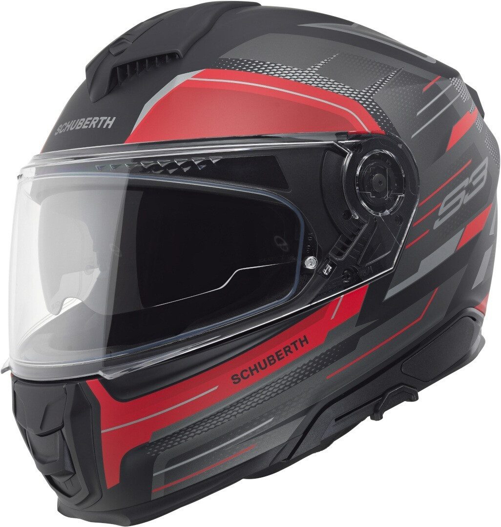 Schuberth Motorradhelm S3 Apex Helm, vorbereitet für Kommunikationssystem,integriertes Sonnenvisier