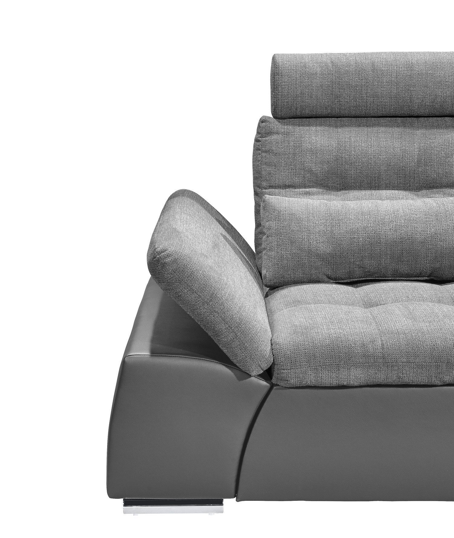 ED EXCITING DESIGN Ecksofa Jakarta, mit Schlaffunktion, Kopfstützen, Armleh günstig online kaufen