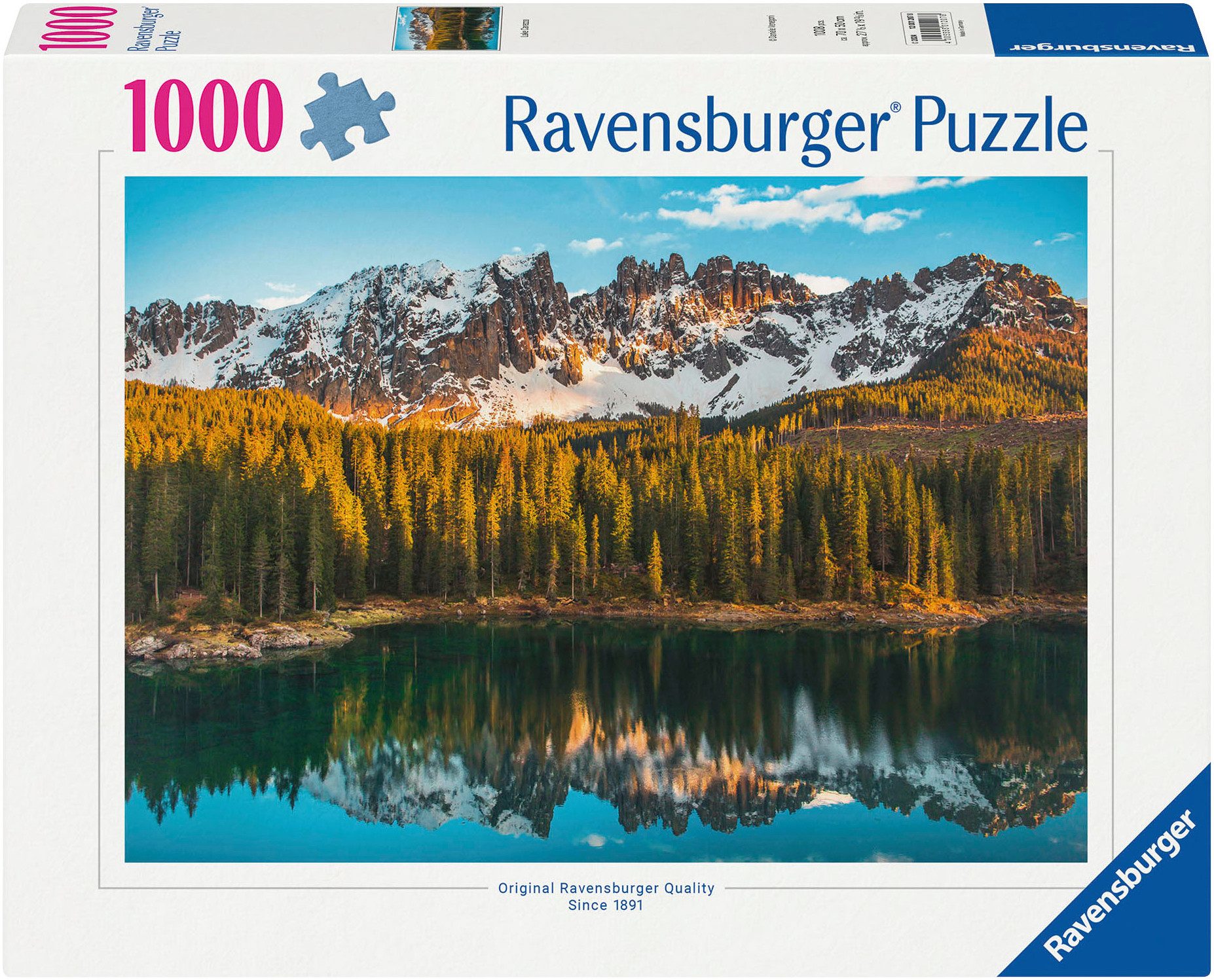 Ravensburger Пазлы Karersee, 1000 Пазлыteile, Made in Germany