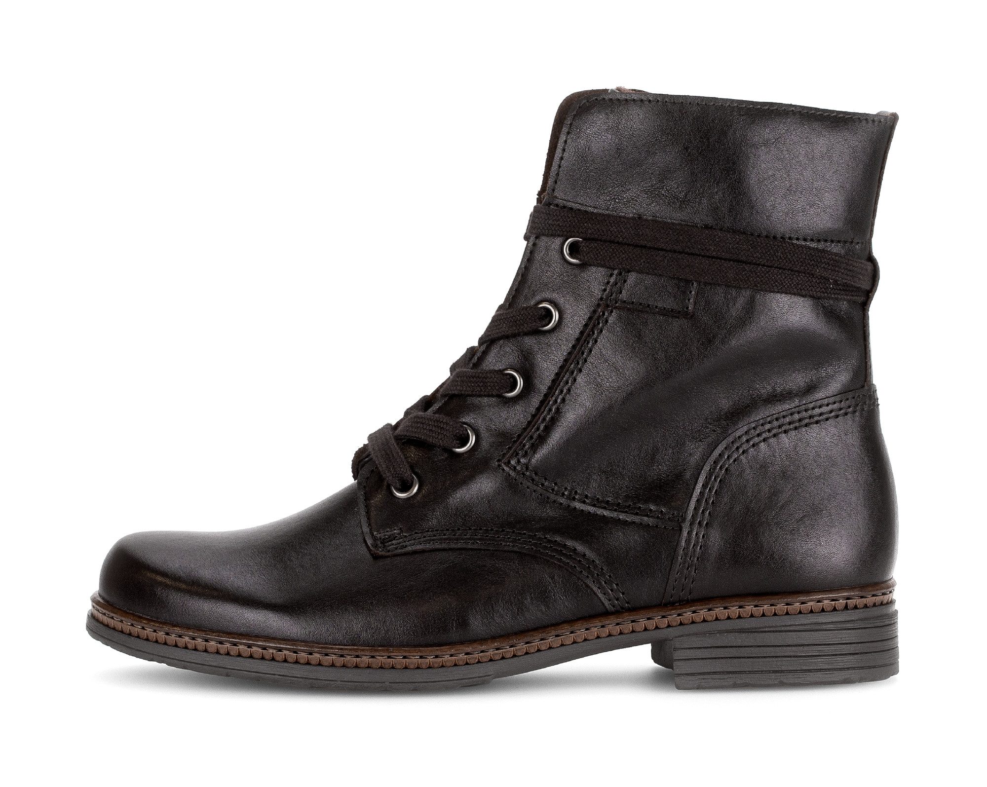 Gabor Schnürstiefelette, Schnürboots, Businessschuh mit Blockabsatz
