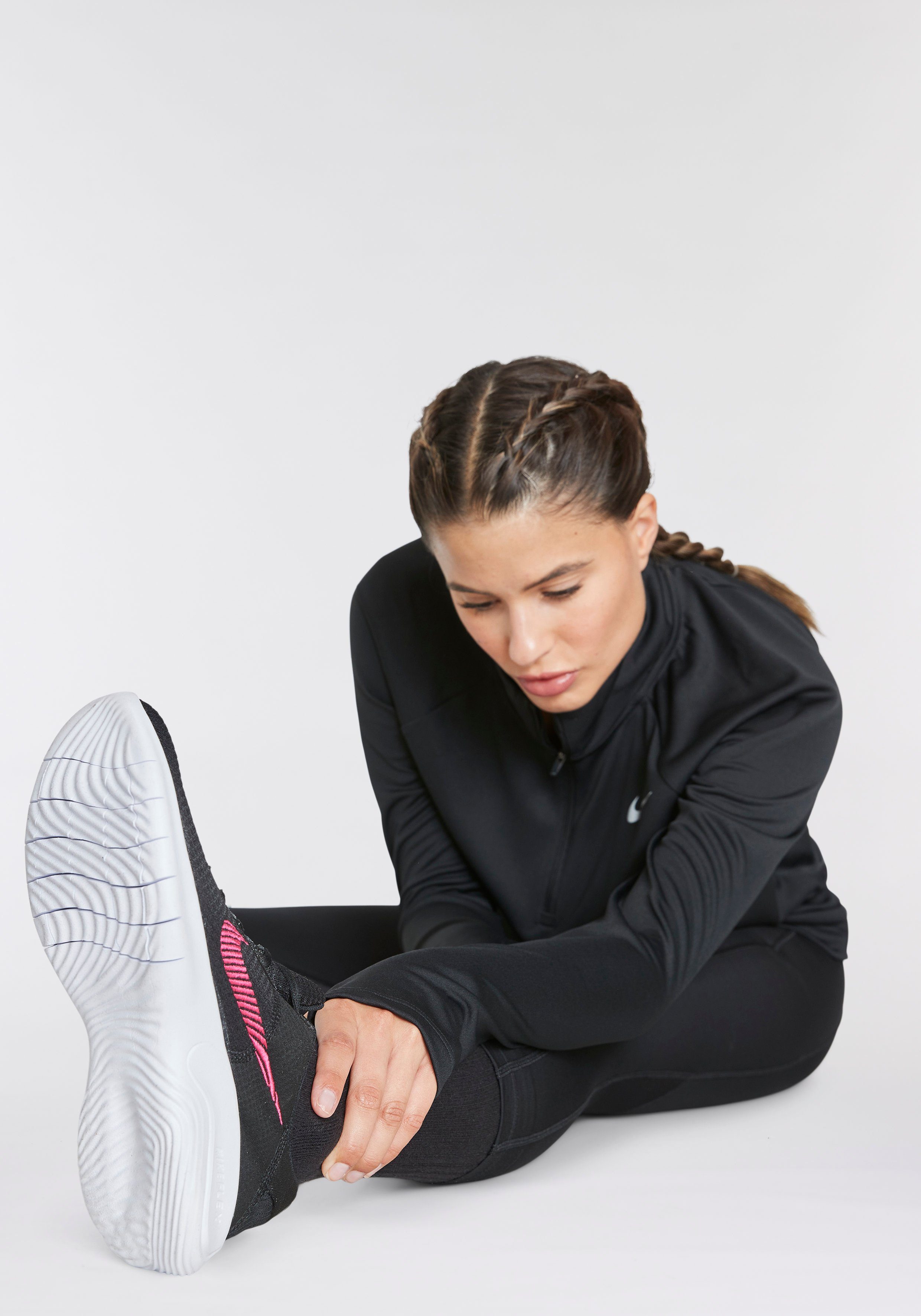 RUN NEXT FLEX Nike EXPERIENCE Laufschuh schwarz-pink NATURE 11