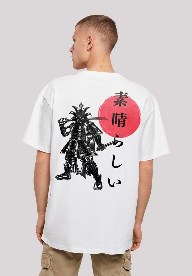 F4NT4STIC T-Shirt Samurai Japan Grafik Print