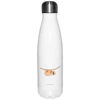 Mr. & Mrs. Panda Thermoflasche Faultier Kind - Weiß - Geschenk, Trinkflasche, Mutter, Faultier Gesch, Liebevolle Designs