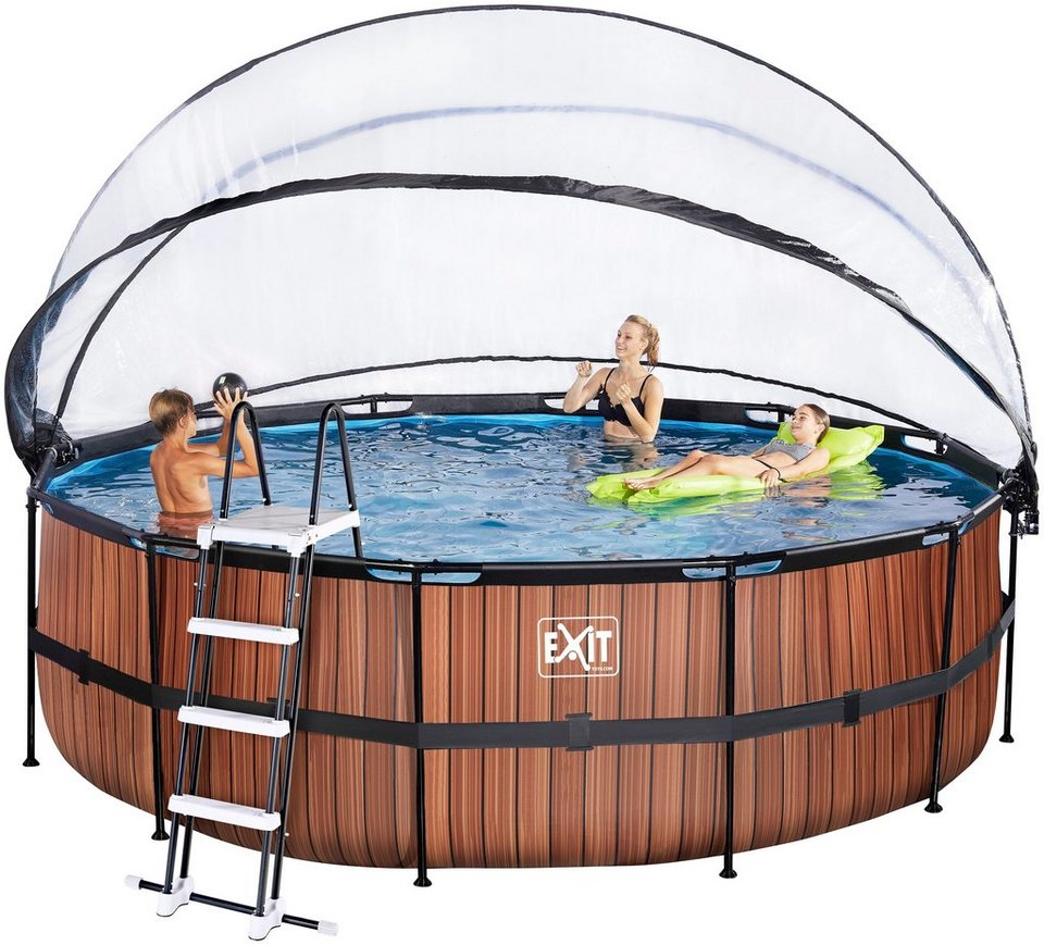 EXIT Framepool ØxH: 450x122 cm, mit Sonnendach, Sandfilter ... EXIT Framepool ØxH: 450x122 cm, mit Sonnendach, Sandfilter ...