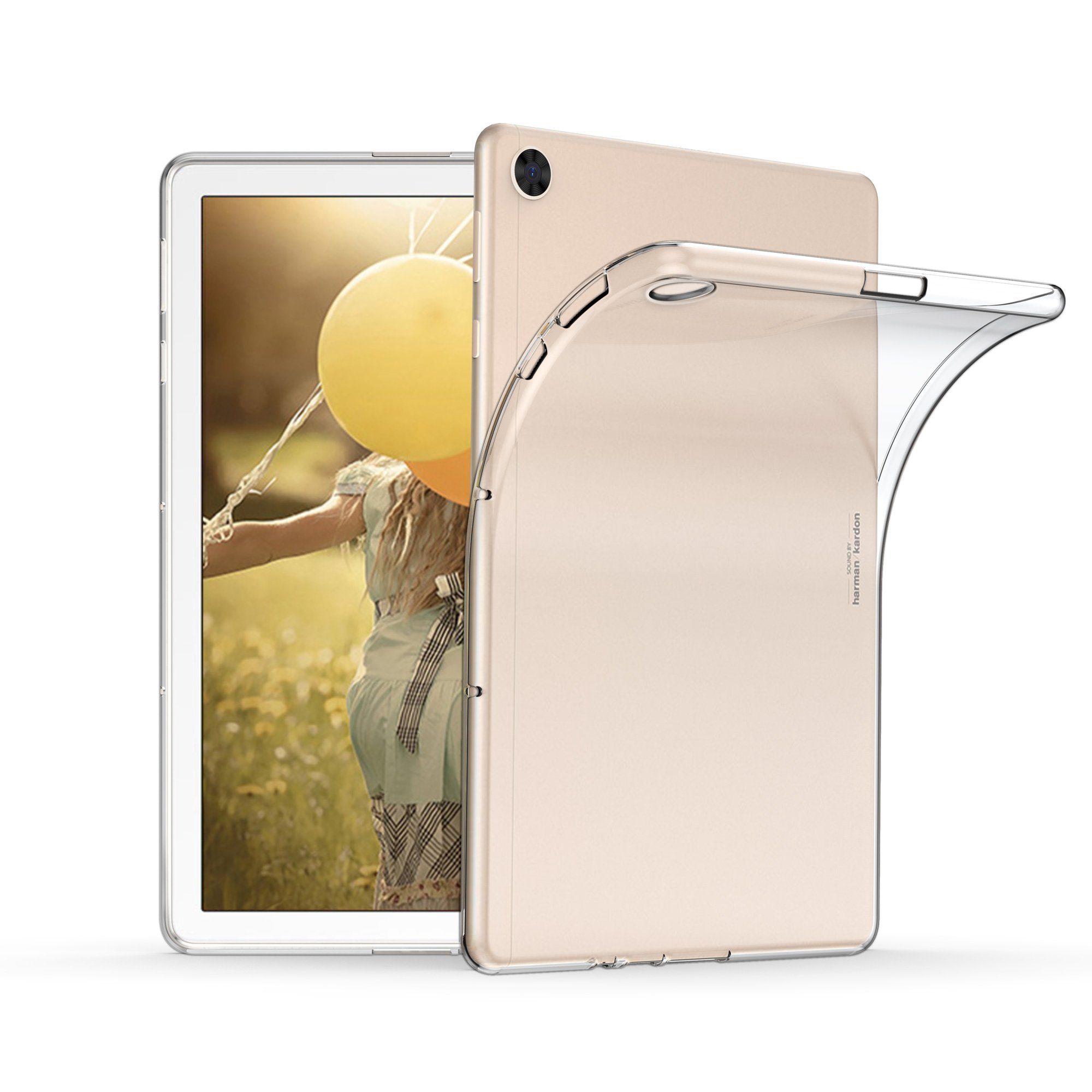 kwmobile Tablet-Hülle Hülle für Huawei MatePad T10 / T10s, Silikon Case  transparent - Tablet Cover Tablethülle gummiert