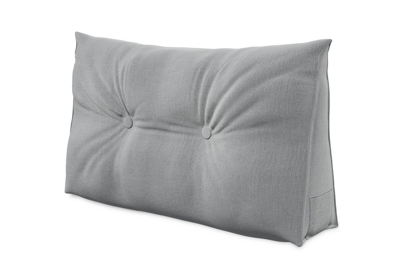 ELONEO Rückenkissen Keilkissen für Bett und Sofa, Lesekissen mit praktischem Seitenfach, 1-tlg., mit praktischem Seitenfach, Lesekissen, mit waschbarem Bezug