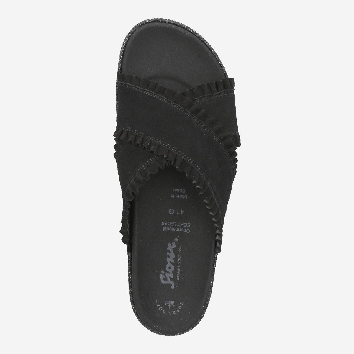 SIOUX Sioux 66890 INGEMARA-702, Sandaletten, Schwarz, Damen Sandalette