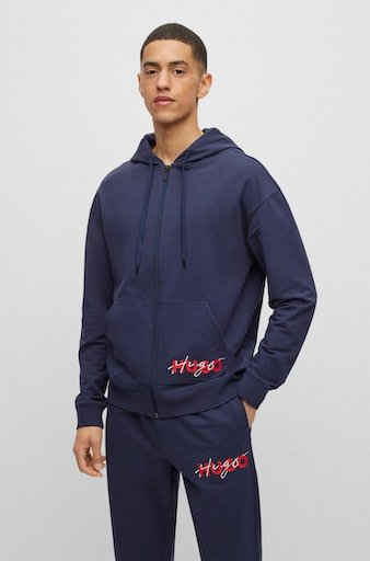 HUGO Sweatjacke Combined JacketHood mit Kapuze