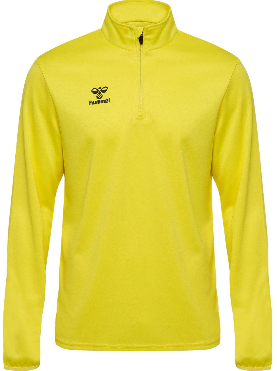 hummel Langarmshirt hmlESSENTIAL Half-Zip (angenehmes Tragegefühl) gelb Herren