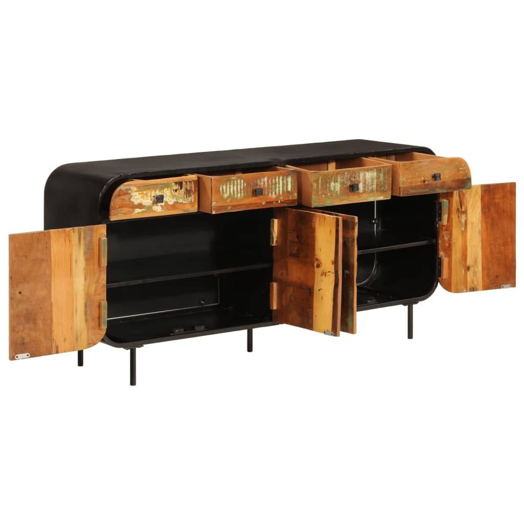 vidaXL Sideboard Sideboard 140x35x70 cm Altholz Massiv und Metall günstig online kaufen