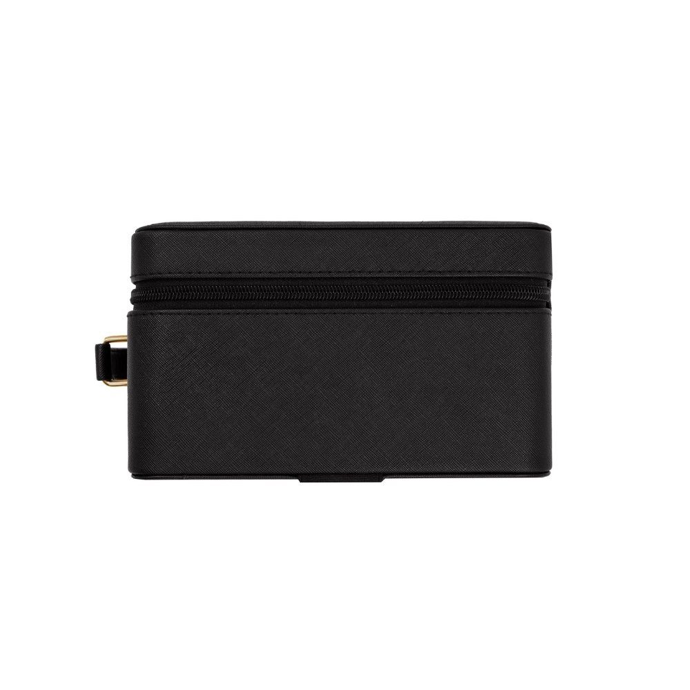 LVLY Schmink-Koffer mit LED-Spiegel ca. 26 x 20 x 11 cm, inkl. Bürste & USB - C - Kabel, Schminktasche, Schminkkoffer, Organazier, Kosmetiktasche