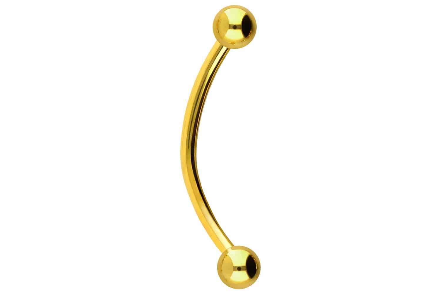 Bauchnabelpiercing Titan Banane