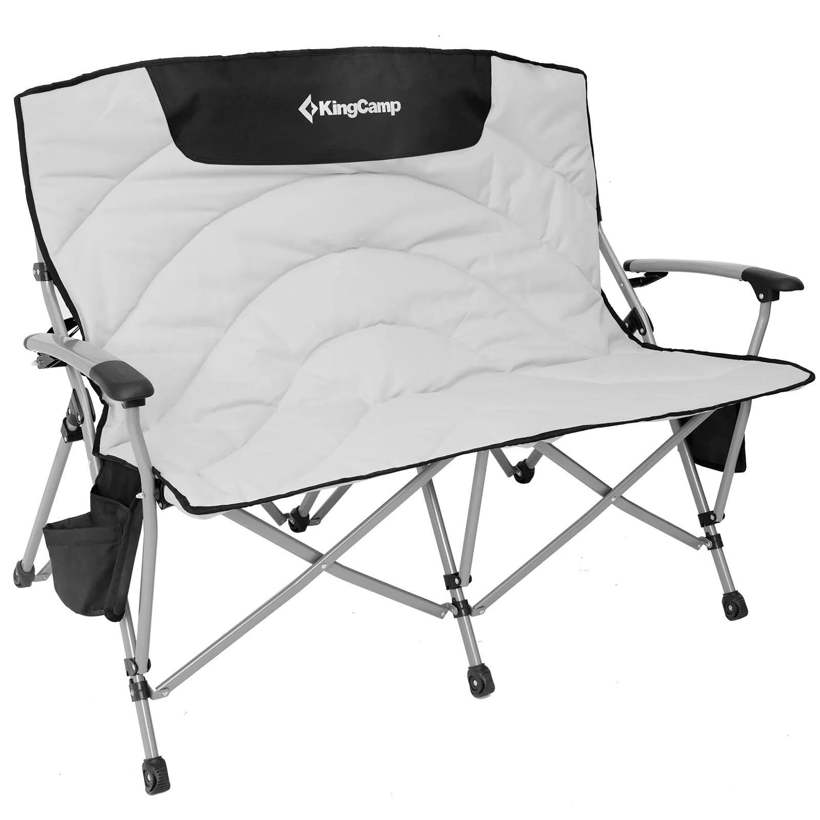 KingCamp Campingstuhl Campingstuhl Sofa Comfort Duo Doppel - Lounge 2 Pe