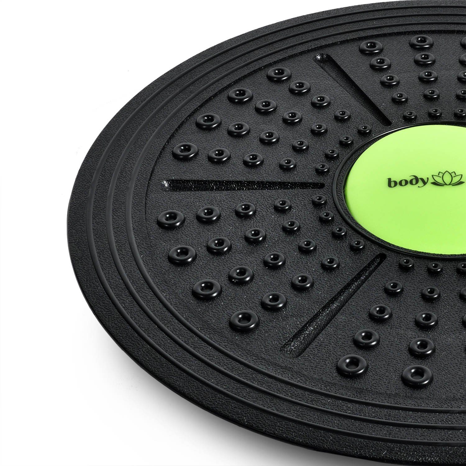 Body & Mind Balanceboard Balance Board Deluxe–Kunststoff Wobble Board& Core & Stability Trainer, Gleichgewichts-Trainer