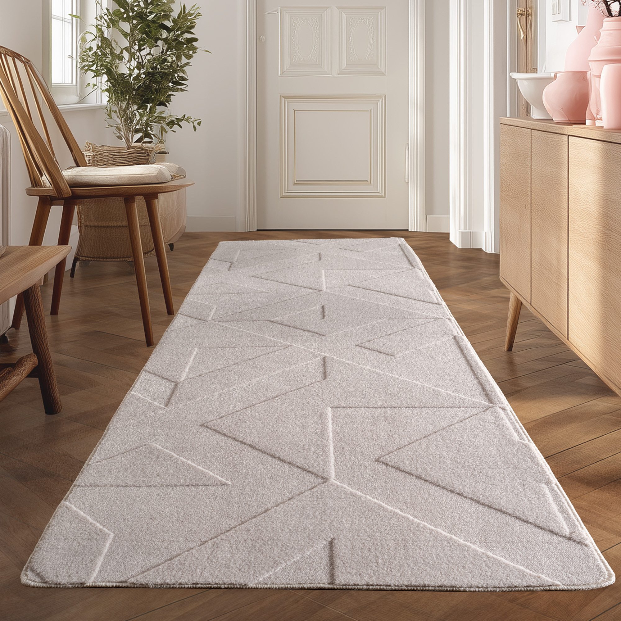 Teppium Teppich Geometrisches Design, Rechteckig, Höhe: 20 mm, Kurzflor Tep günstig online kaufen