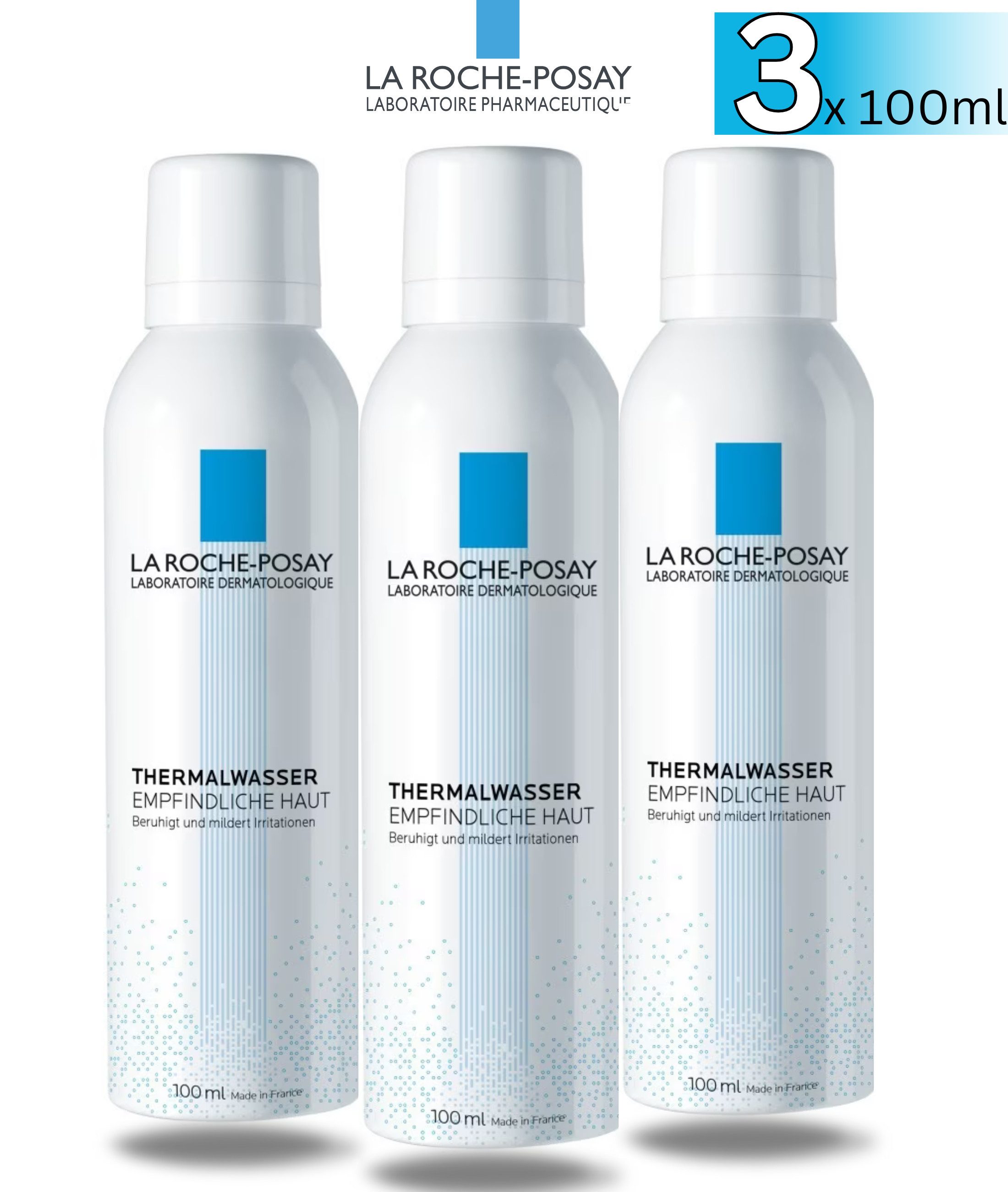 LA ROCHE-POSAY Gesichtsspray Thermalwasser Spray 3er Pack - 3x 100ml mehr