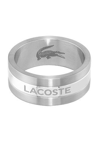 Lacoste Fingerring Schmuck Jacke, edelstahlfarben Sneaker! Krokodil Shirt, ADVENTURER, mit zu Herrenring Polo, Lacoste Hoodie, Edelstahl Jeans, 