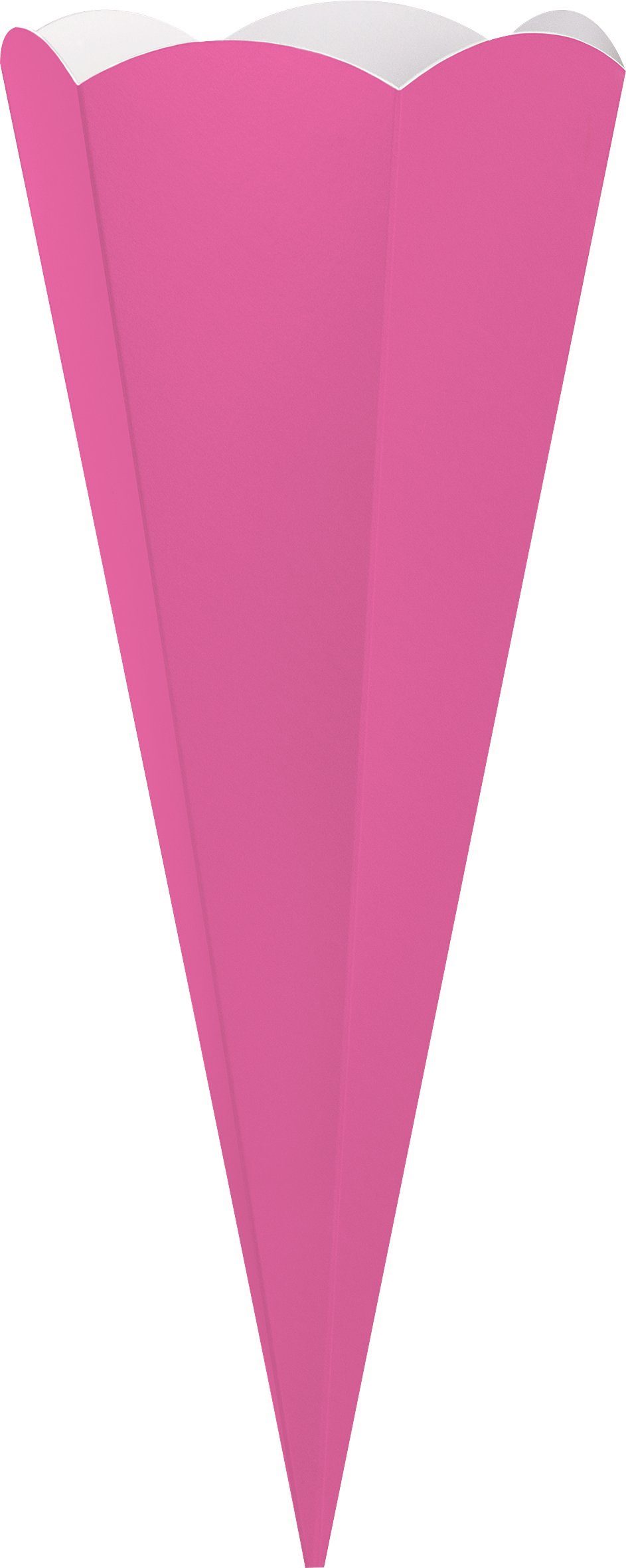 Heyda Schultüten-Zuschnitt, Pink 69 cm Schultüte