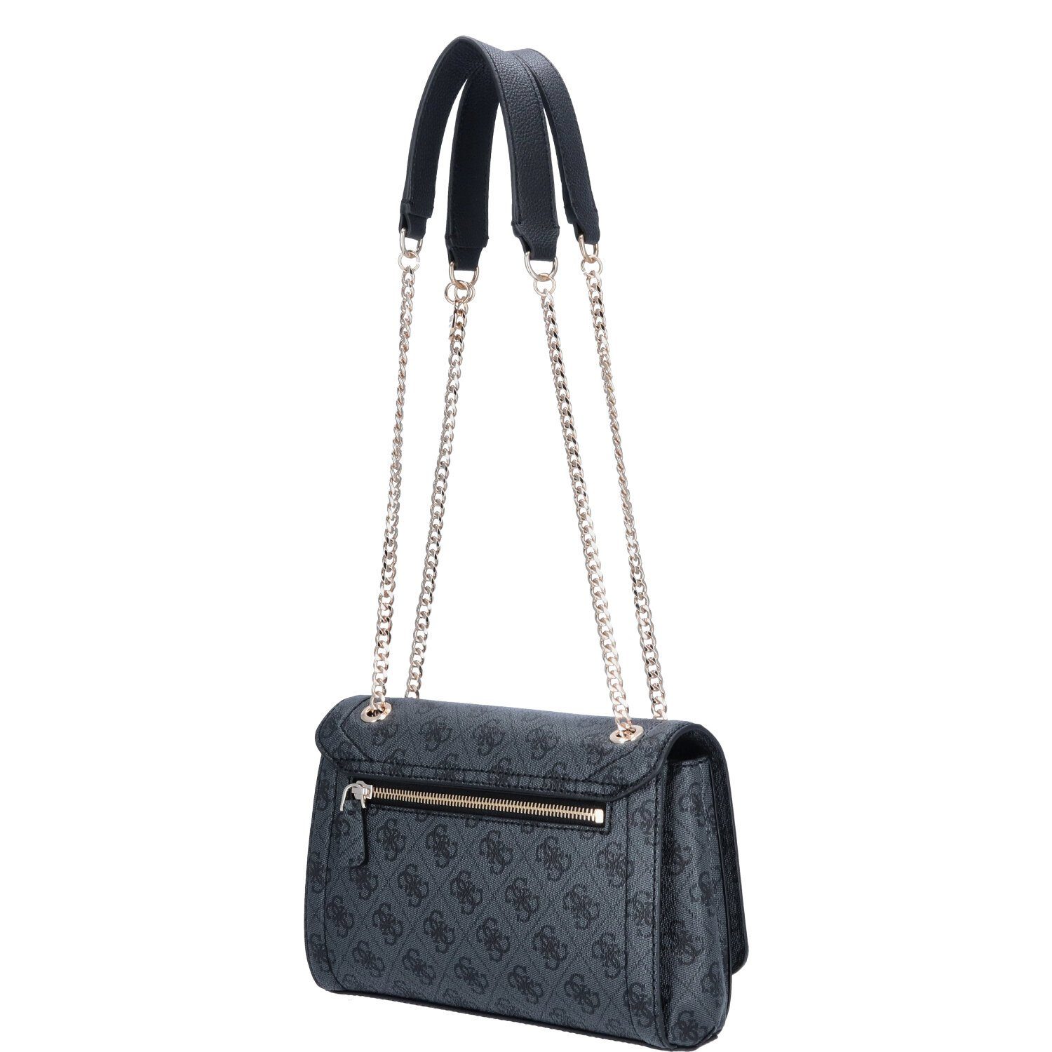 Guess Umhängetasche GUESS Damen Schultertasche Noelle 13-Coal Logo (1-tlg)