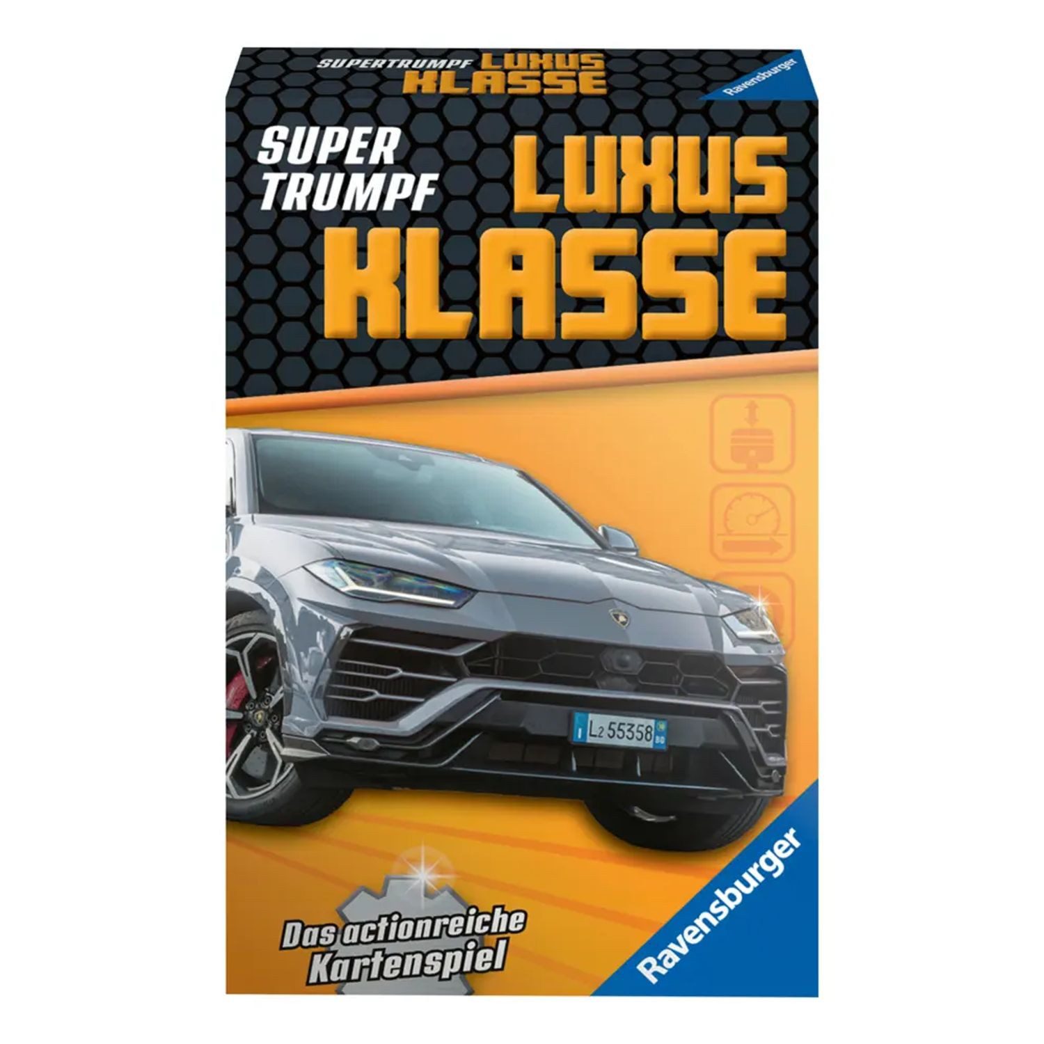 Ravensburger Spiel Ravensburger Kartenspiel, Supertrumpf Luxus Klasse 20685, Quartett...