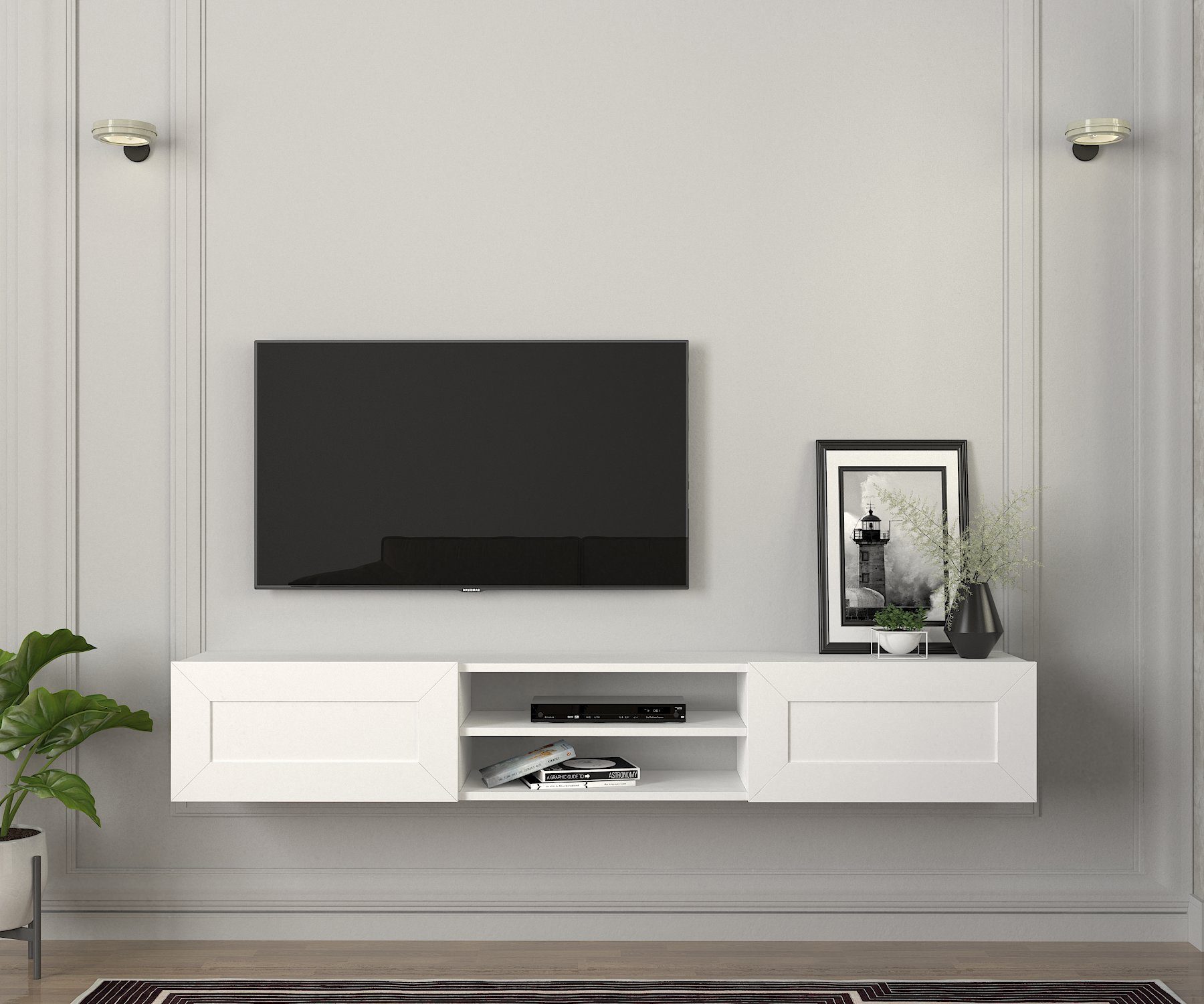 moebel17 TV-Regal TV Lowboard Hängend Piuma günstig online kaufen