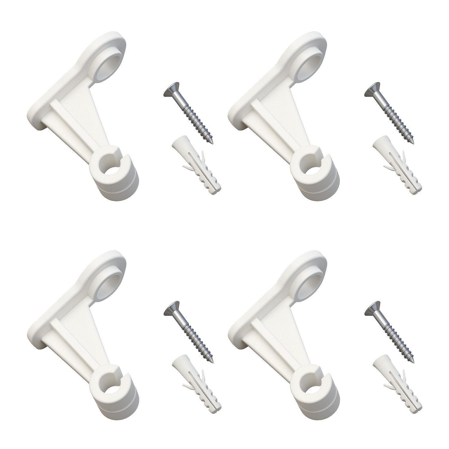 Siena Garden Spalier Wandbefestigung für Декоративные решетки, 4 St., 4-teilig (1 Set)