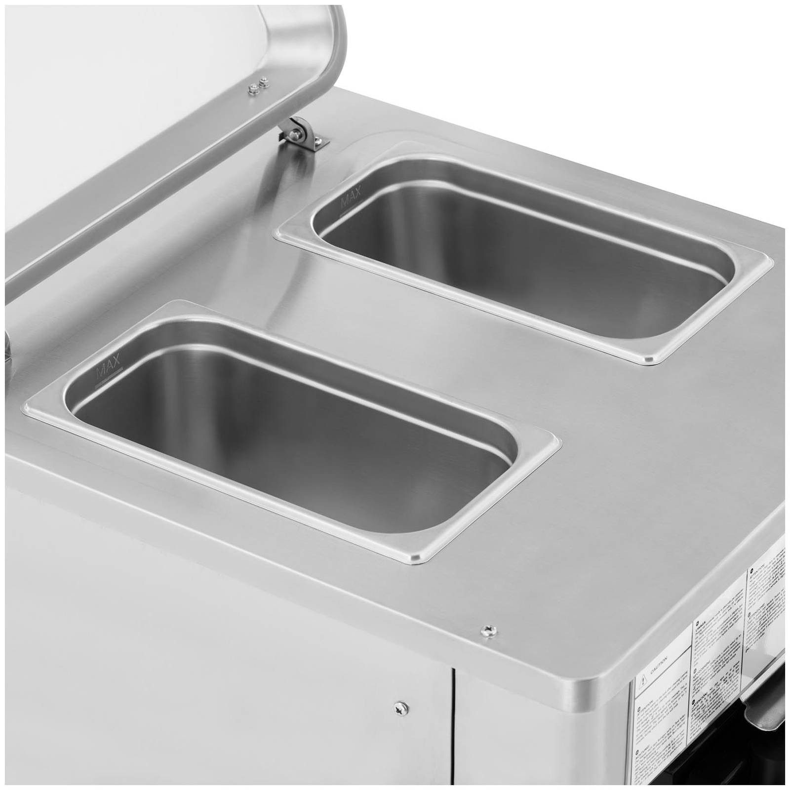 Royal Catering Eismaschine 23 l/h Softeismaschine 3 geschmacksrichtungen Frozen Joghurt 1550 W, 1640 W