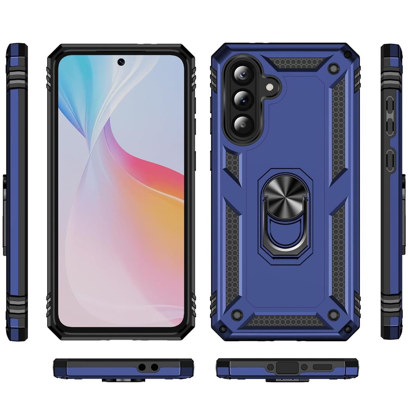 CoolGadget Handyhülle Armor Shield Case für Samsung Galaxy A56 5G 6,7 Zoll, Outdoor Cover mit Magnet Ringhalterung Handy Hülle für Samsung A56 5G
