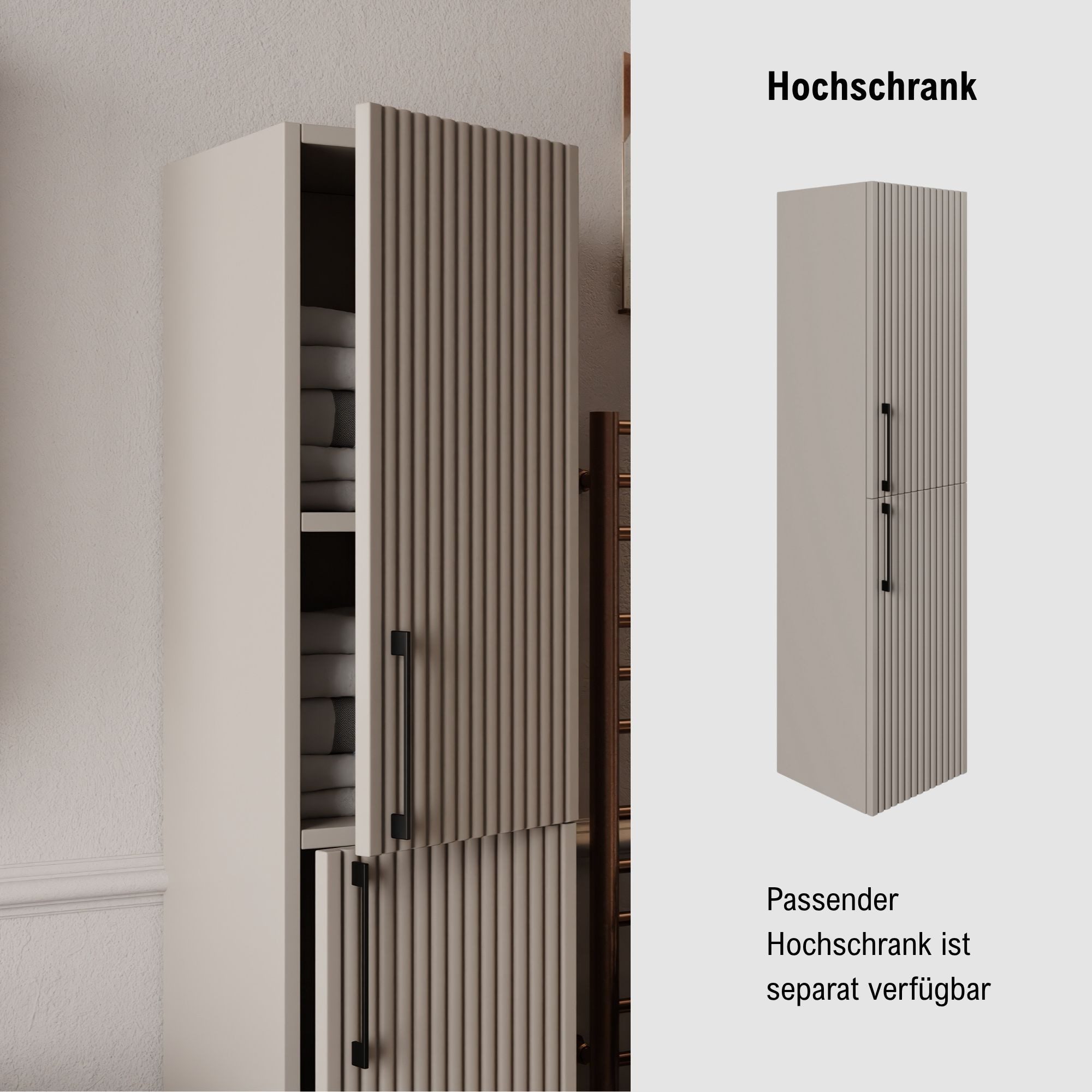 Karen Waschtisch-Set Waschtisch mit Unterschrank Liana, (Komplett-Set, Standartmäßig 2-Teilig (Unterschrank, Waschbecken), 2-St., Der Lieferumfang umfasst Unter – Bild 4 von 5