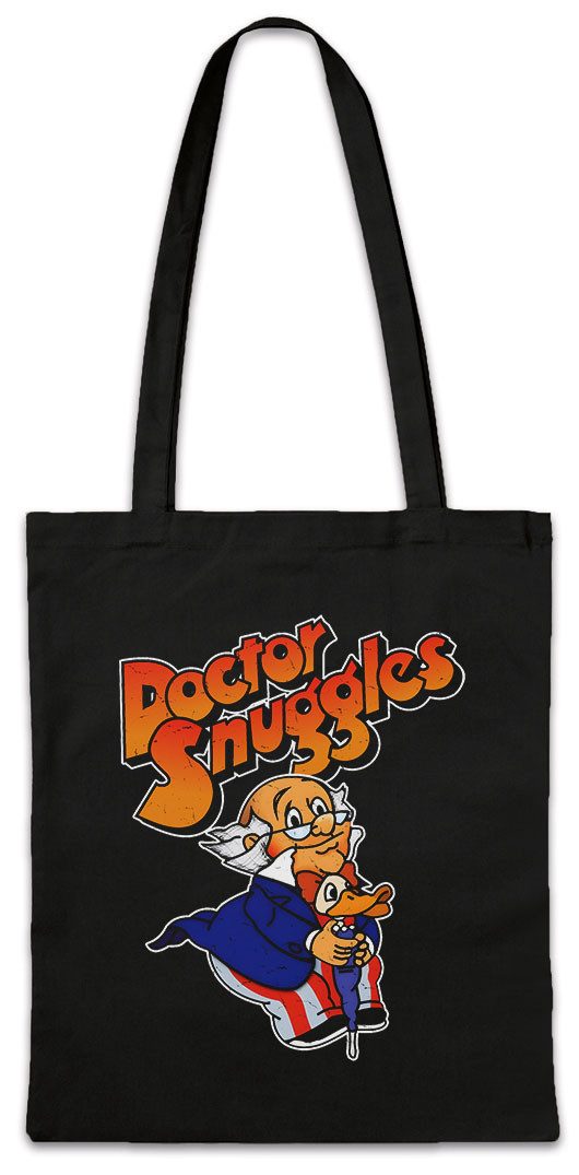 Beuteltasche Dr. Snuggles Stofftasche Cartoon Comic Erfinder Inventor TV Series