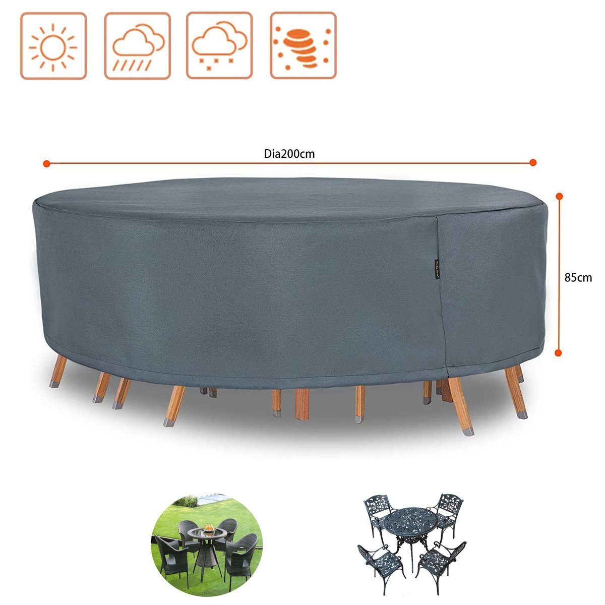 Hentex Gartenmöbel-Schutzhülle Abdeckung Schutzhülle für Gartenmöbel günstig online kaufen