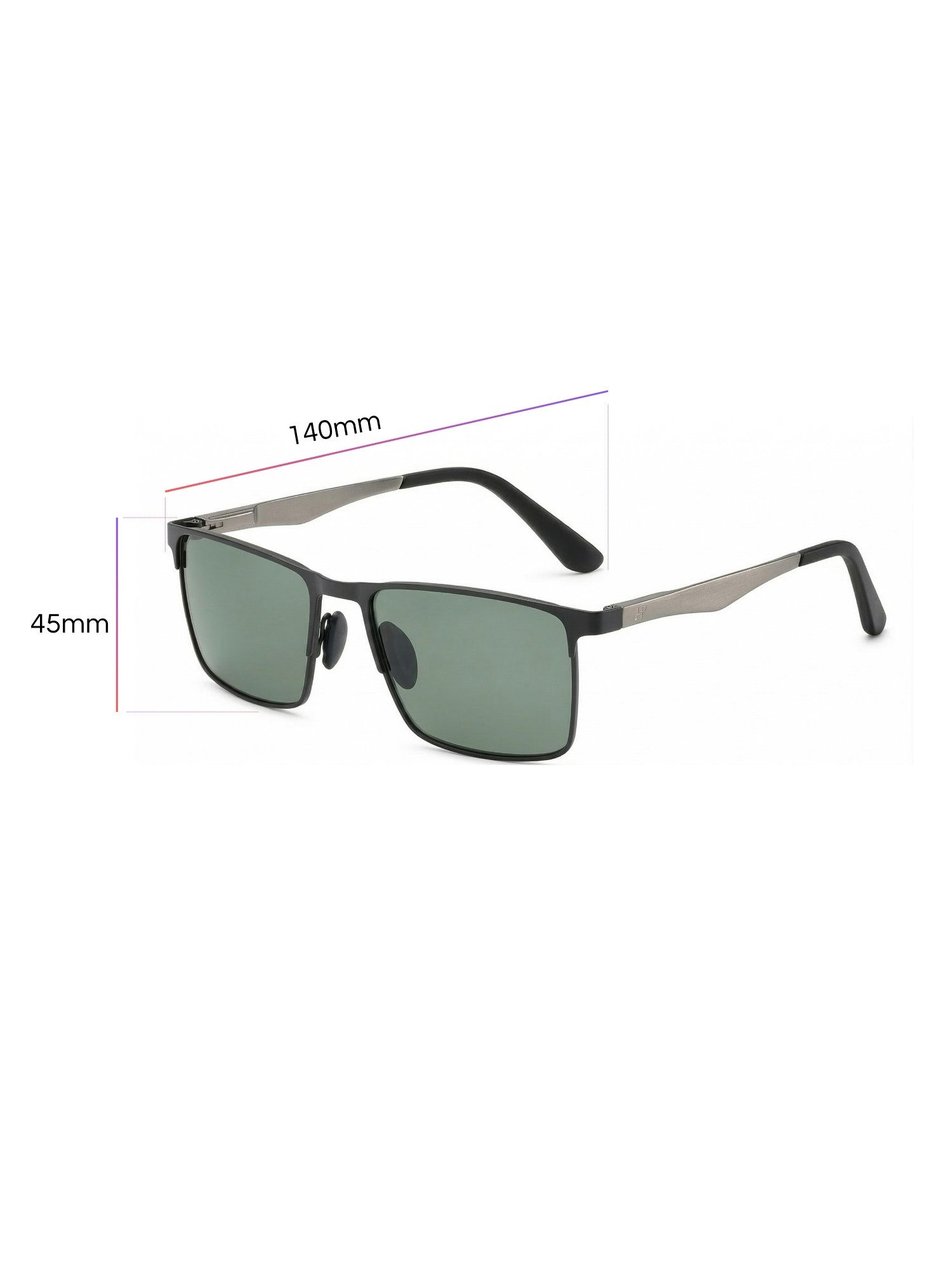 ANTALUX Sonnenbrille Polarisierte Sonnenbrille Stilvolles Design mit UV 400 Schutz Polarisierte Gläser, UV400 Schutz, Metallrahmen