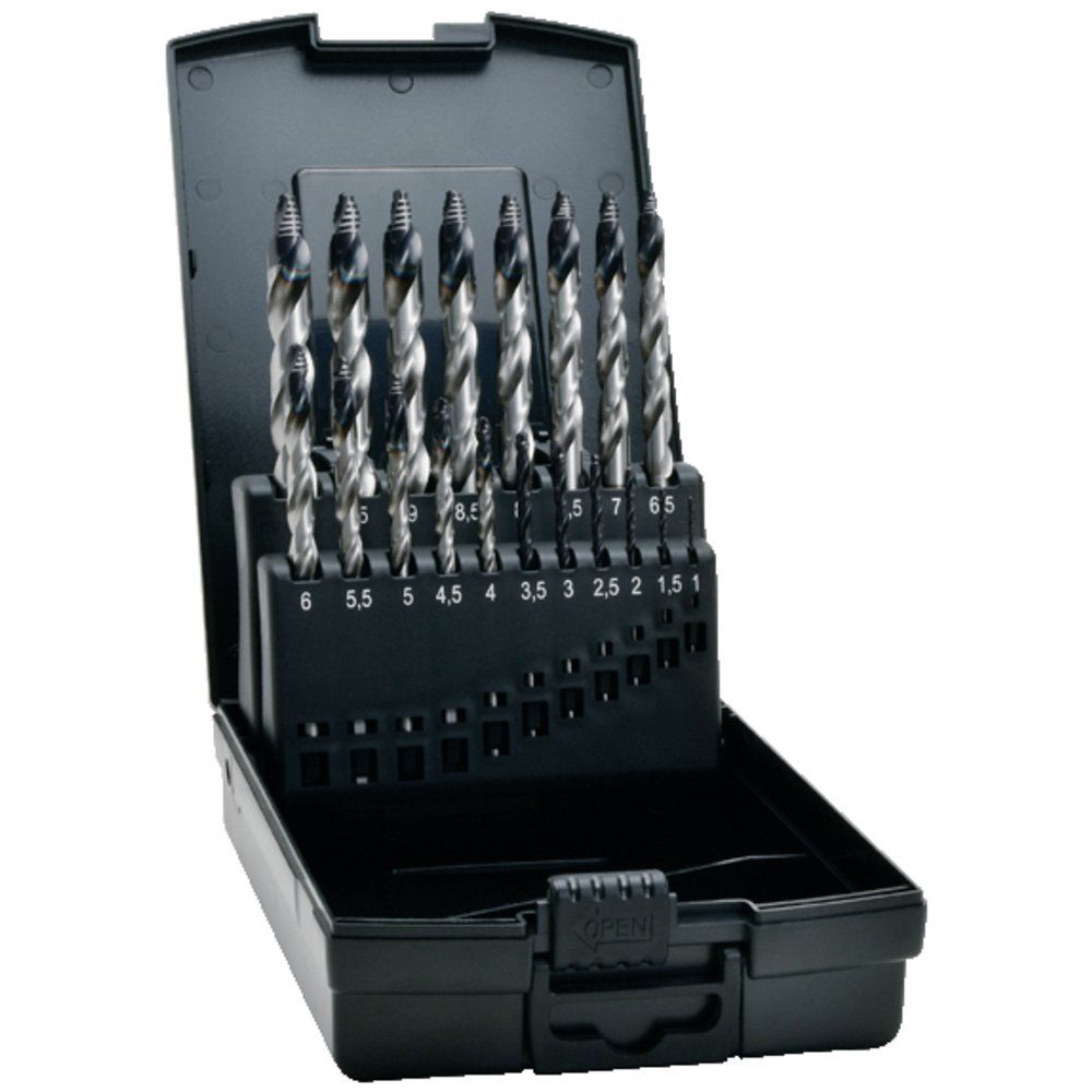 Exact Metallbohrer Exact 74961 TIAIN-TIP Spiralbohrer-Set 1 mm, 1.5 mm, 2 mm, 2.5 mm, 3