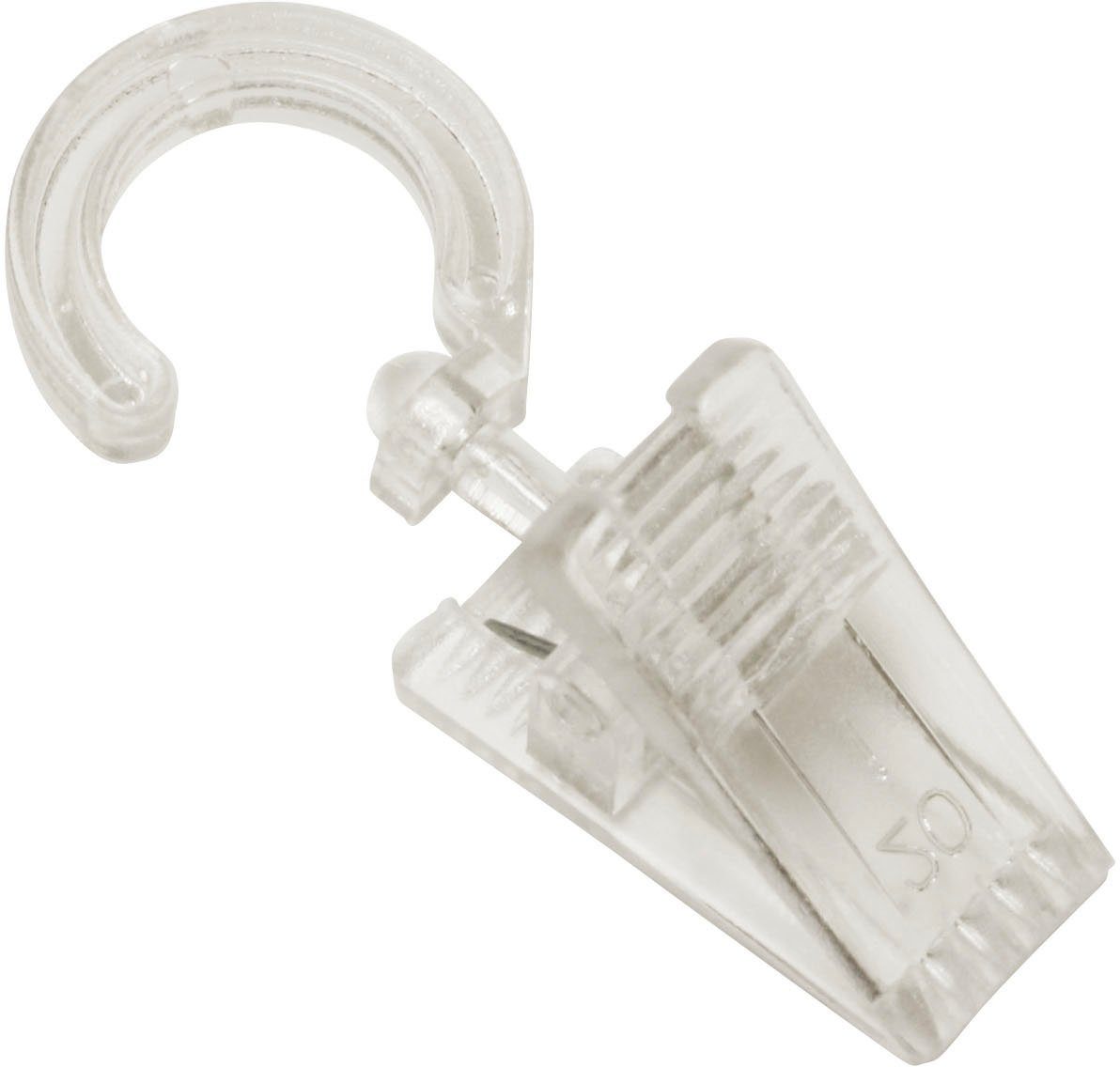 Gardinenhaken »Haken mit Klammer«, GARDINIA, (6-St) online kaufen | OTTO