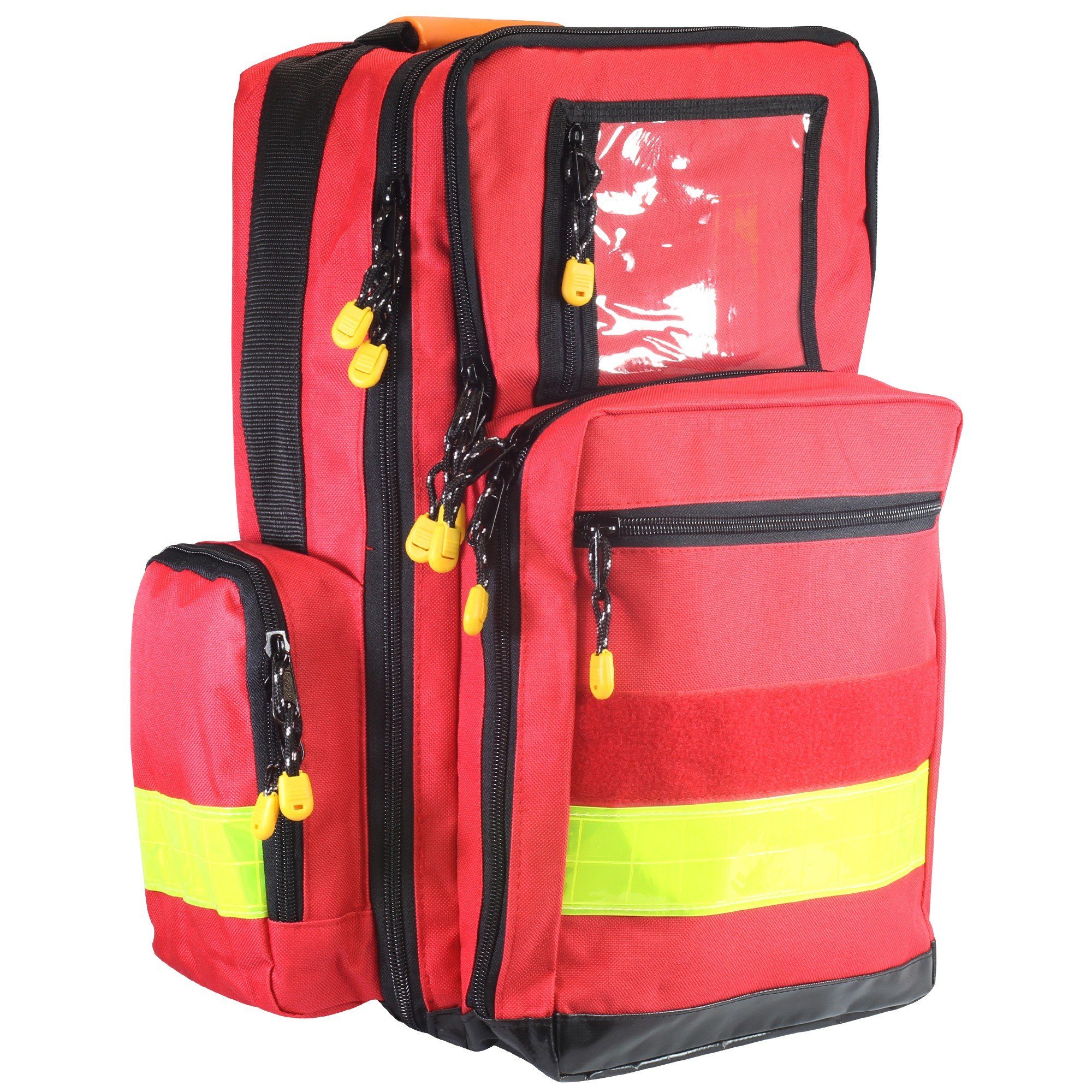 SANISMART Arzttasche Notfallrucksack MEDICUS M Rot Nylon 46 x 30 x 17 cm