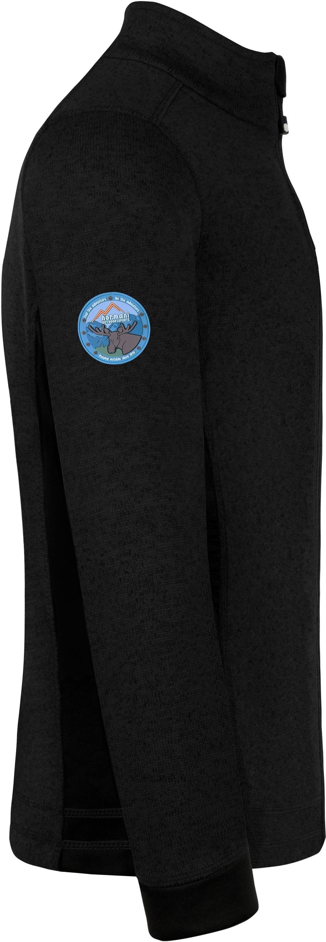 normani Windbreaker Kinder Strickjacke Tathlina Fleecejacke Übergangsjacke für Junge und Mädchen - warme Outdoorjacke