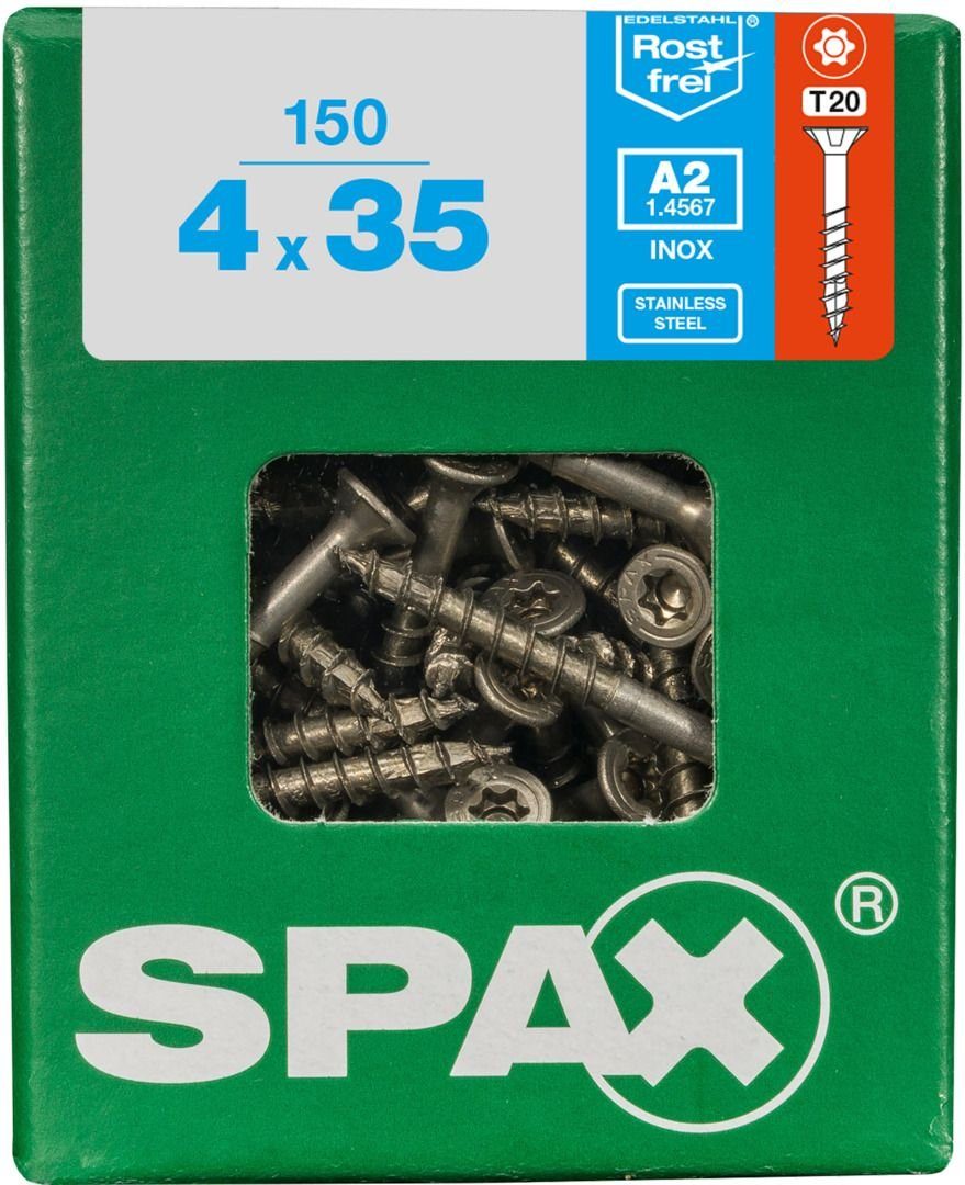 SPAX Holzbauschraube Spax Universalschrauben 4.0 x 35 mm TX 20 Senkkopf