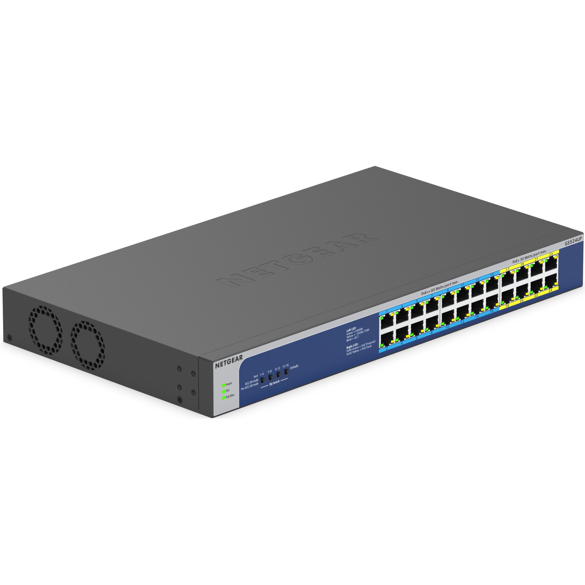 NETGEAR Netgear GS524PP, Switch Netzwerk-Switch