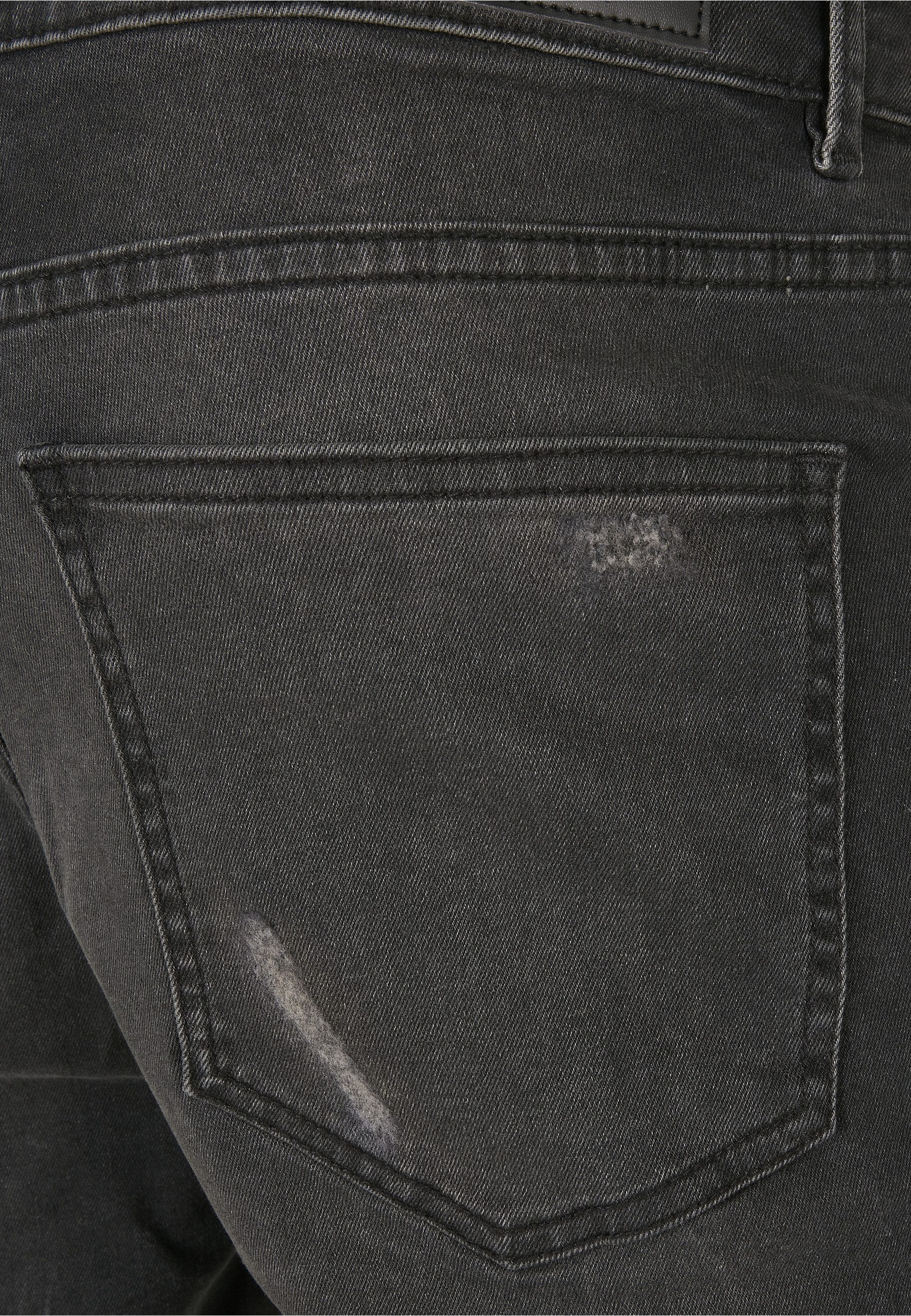 URBAN CLASSICS Bequeme Jeans Urban Classics Herren Heavy Destroyed Slim Fit Jeans (1-tlg) – Bild 4 von 5