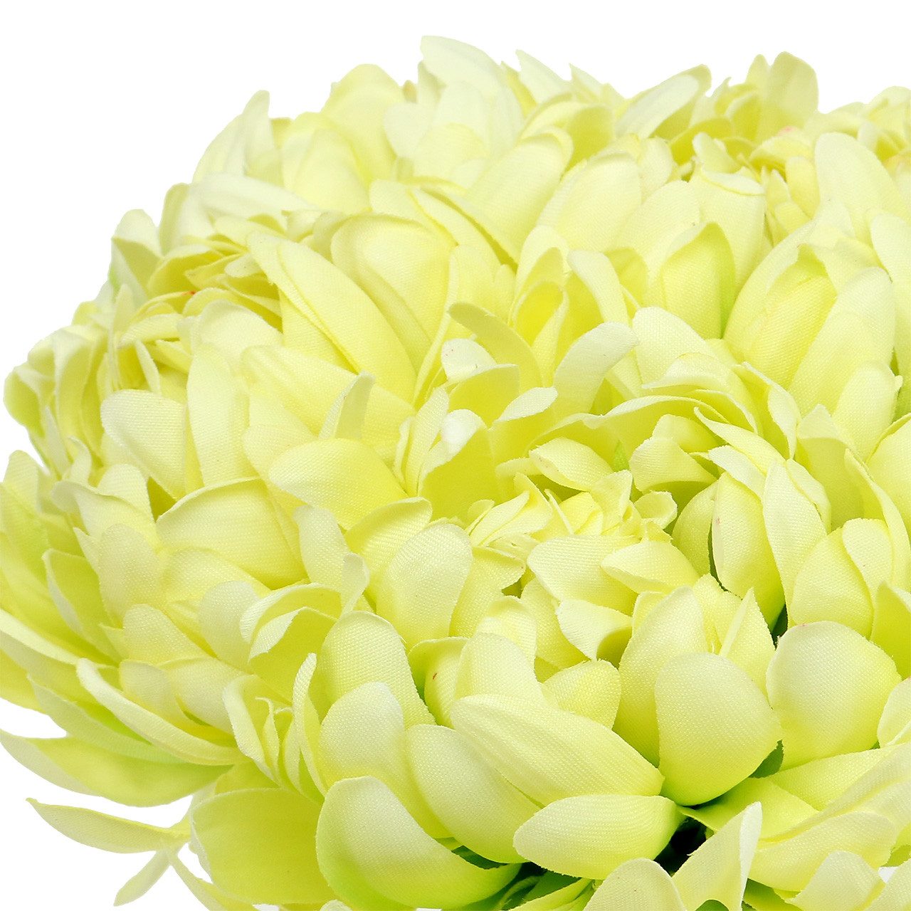 Kunstblume Strauß künstliche Chrysanthemen Creme Gelb günstig online kaufen