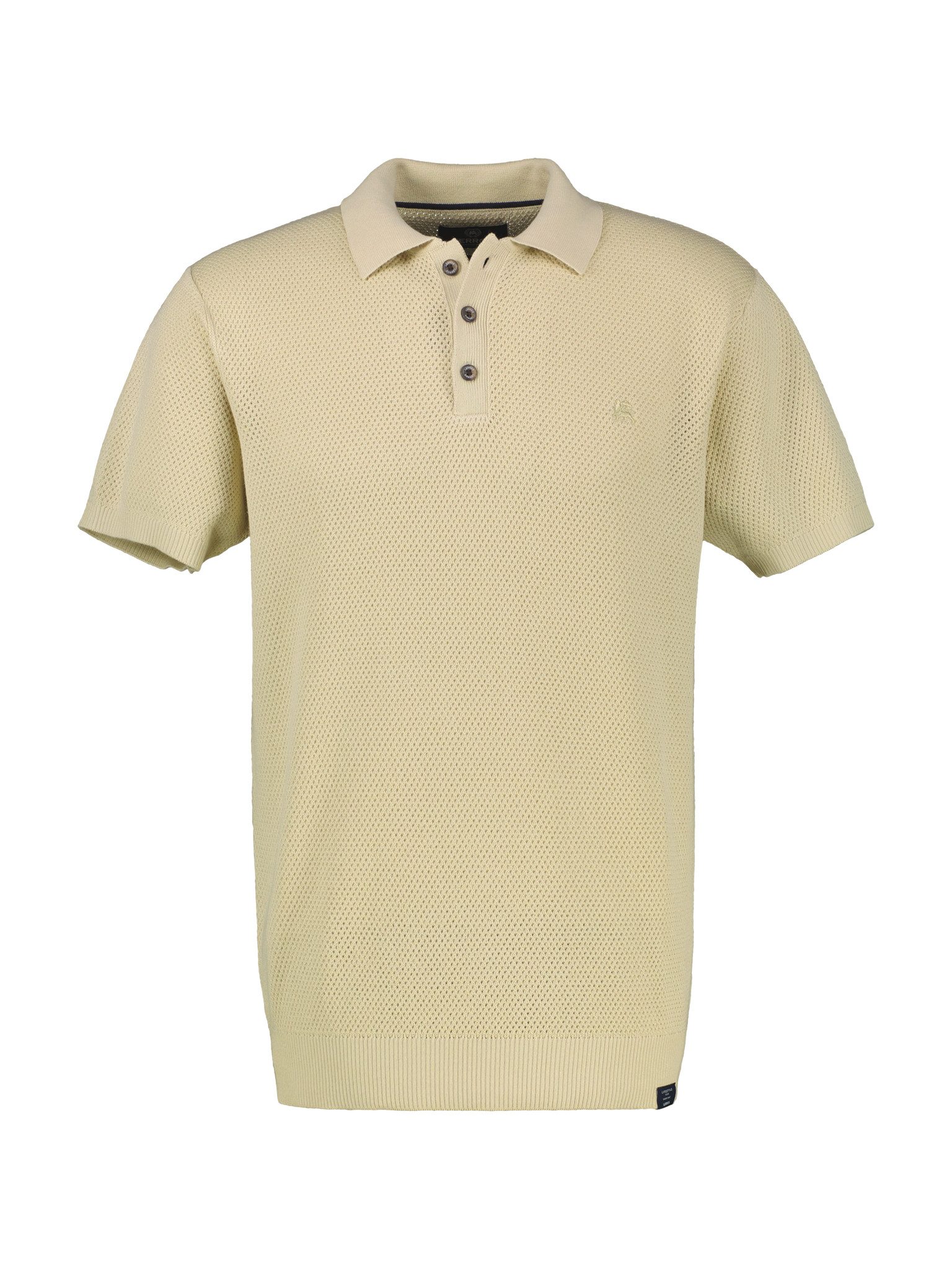 LERROS Poloshirt mit Strick-Struktur