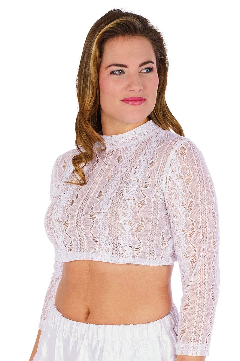 Dirndlbluse Dirndlbluse - MALEA - weiß